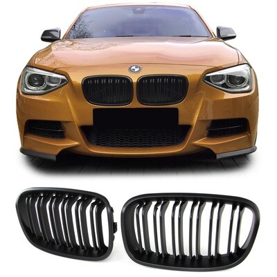 BMW 1 Series F20 F21 (Pre-facelift) GLOSS Black Kidney Grill