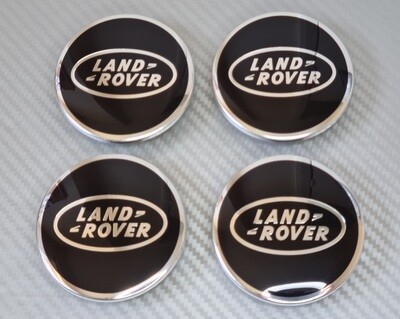 Land Rover Wheel Centre Caps - 62mm Black
