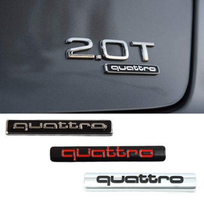 Quattro Rear Badge for Audi 66mm