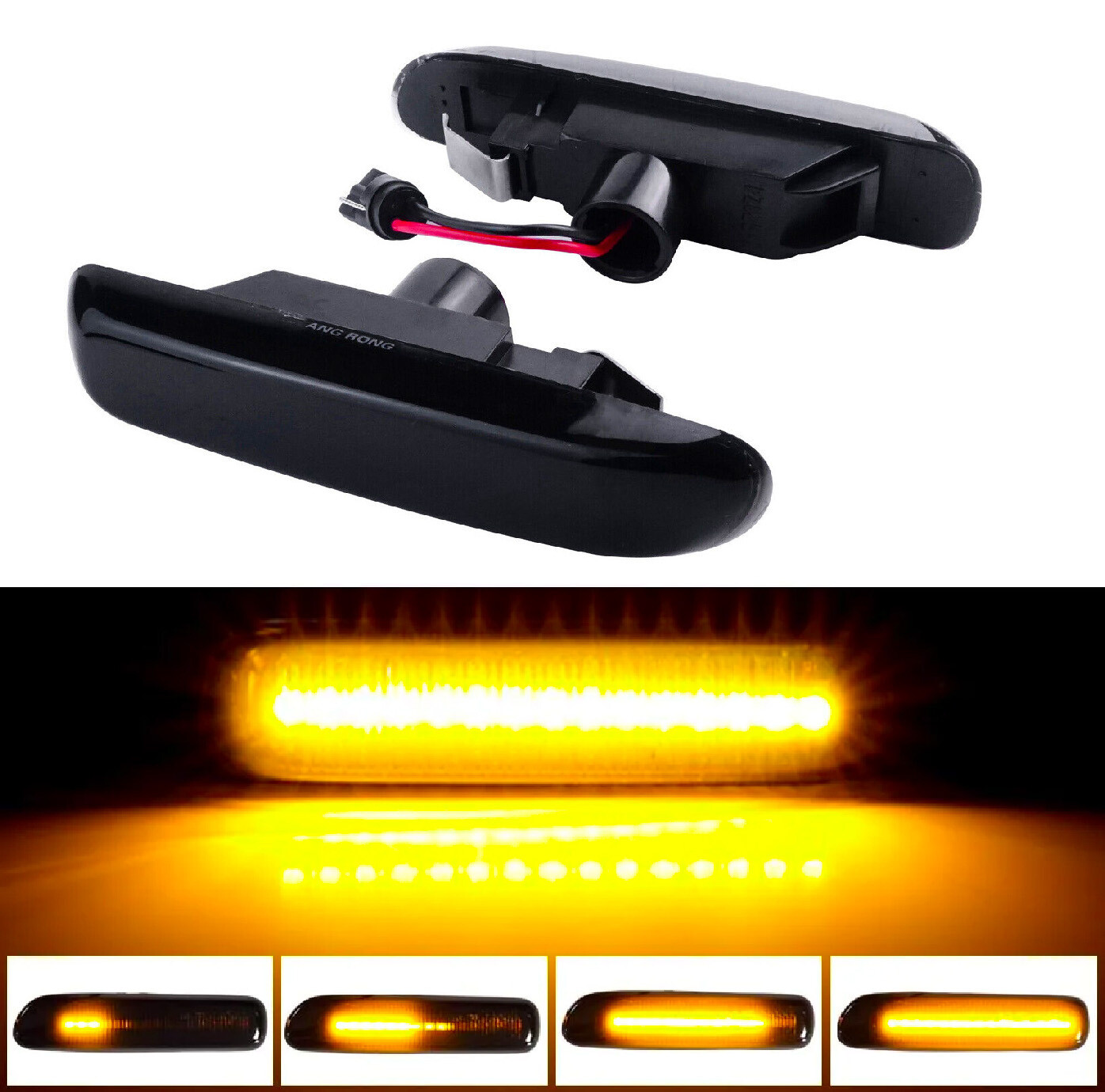 BMW E46 LED Dynamic Side Repeater Indicators