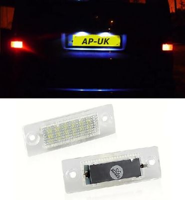 VW/Skoda LED Number Plate Lights - Passat Caddy Superb