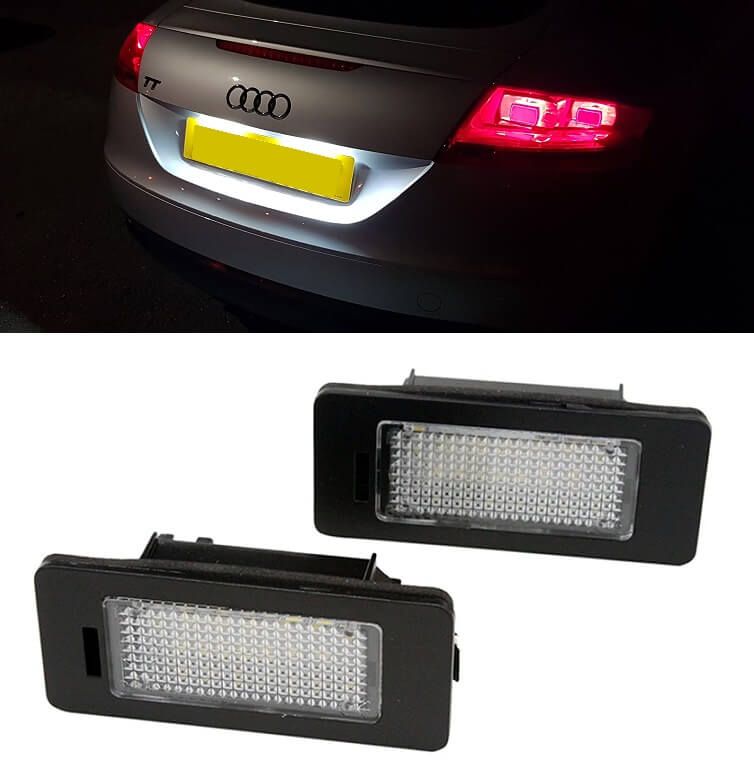Audi LED Number Plate Lights - A1 A3 TT Q3