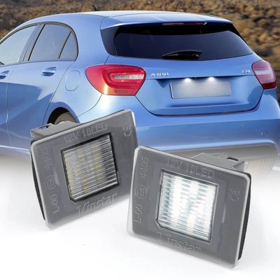 Mercedes LED Number Plate Lights - A-Class SLK M-Class