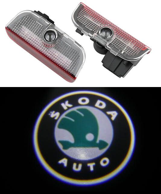 Skoda Superb Door Welcome Puddle Projector Lights