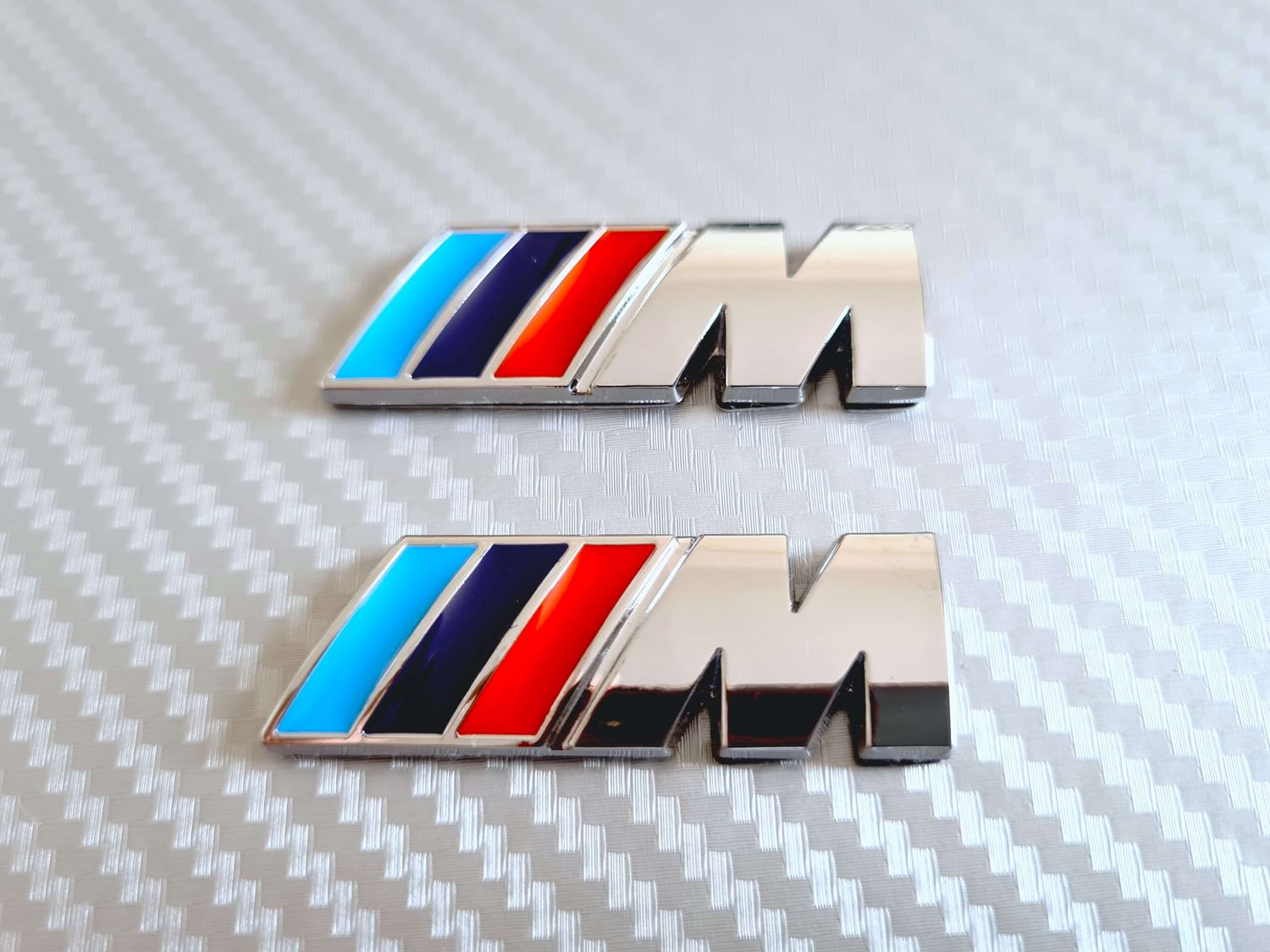 BMW M Sport Wing Badge - Chrome (Pair)