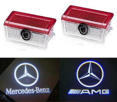 Mercedes AMG Door Welcome Puddle Logo Projector Lights