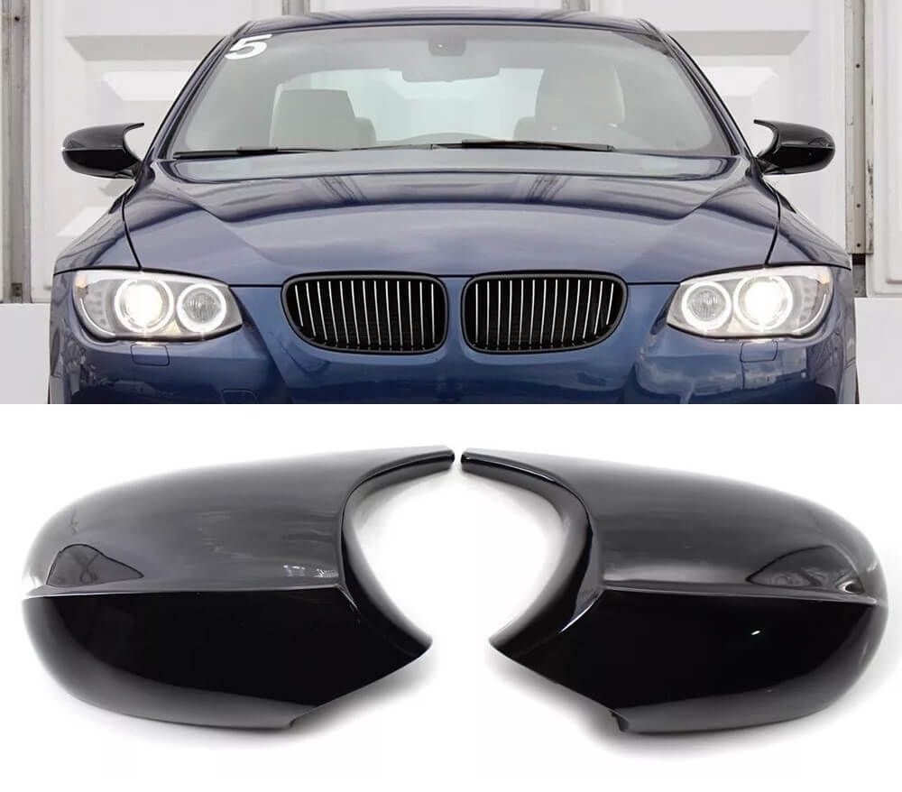 BMW Gloss Black Mirror Covers - Facelift  E82 E87 E90 E92