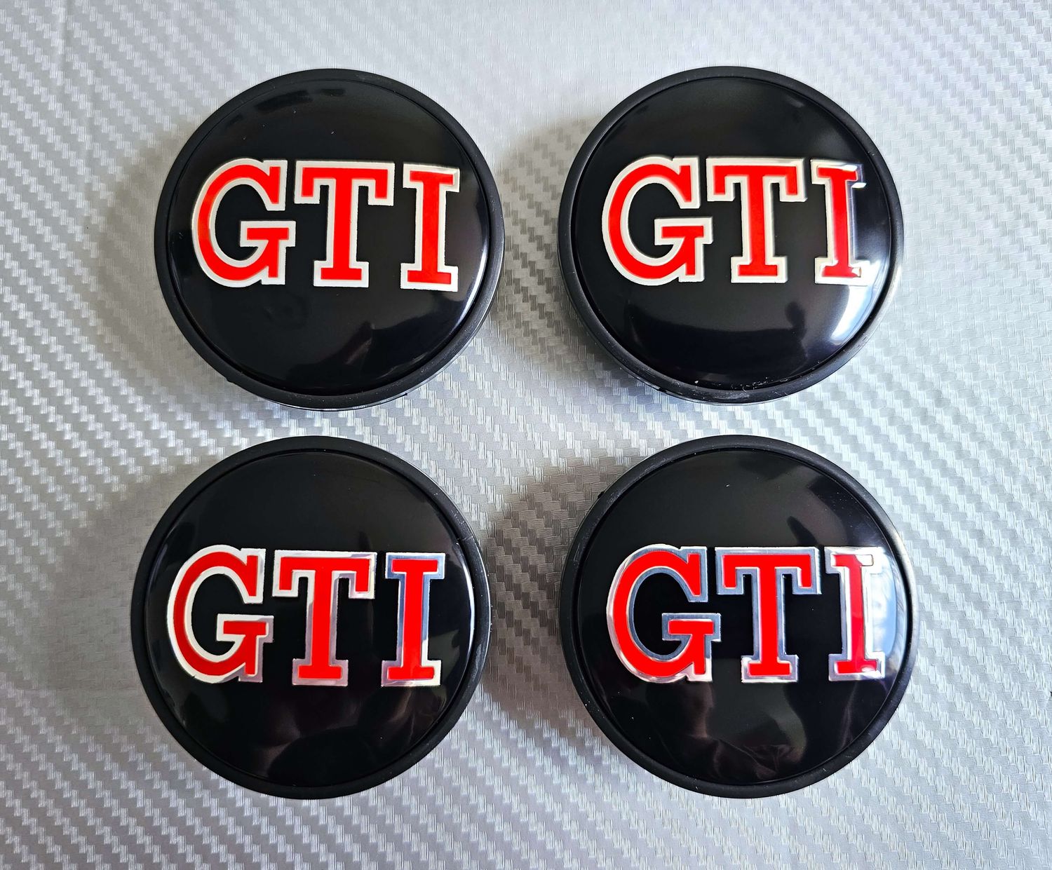 Volkswagen GTI Wheel Centre Caps 65mm - Set of 4