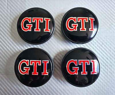 Volkswagen GTI Wheel Centre Caps 65mm - Set of 4