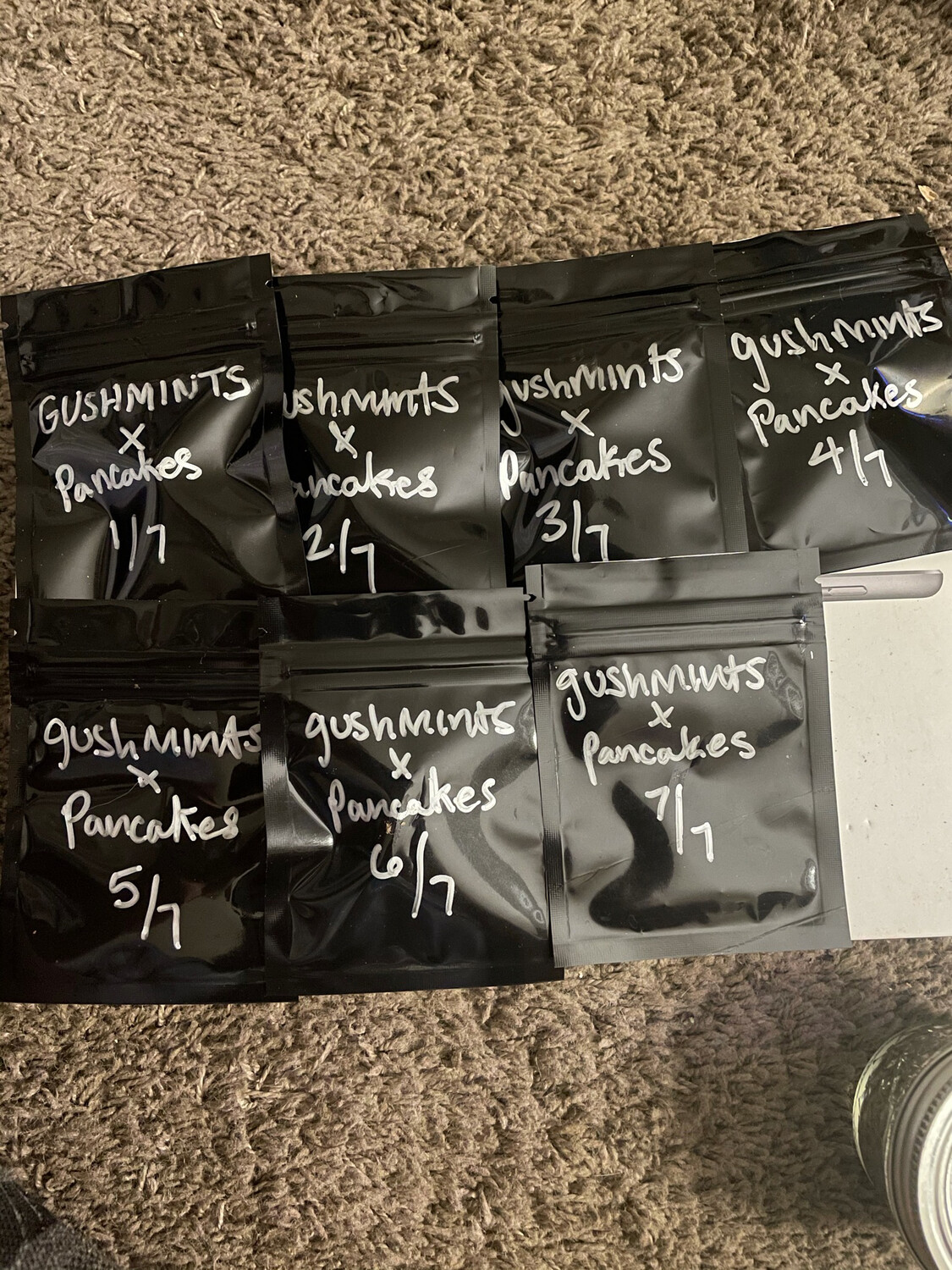 Gushmints X Pancakes Qty 5 Regulars /7