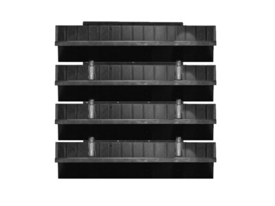 WB-PT75 - 1312 - 30" - 4 Tray Living Wall for 6" Plants