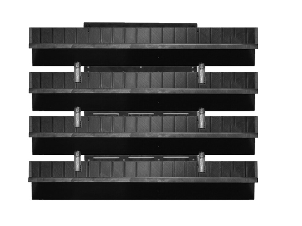WB-PT100 - 1312 - 40" - 4 Tray Living Wall for 6" Plants