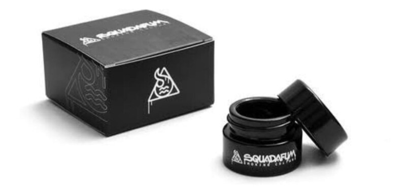 Slick squadafum de vidro pequeno