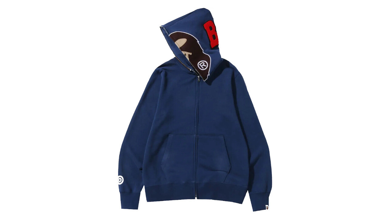 Bape Camo Full Zip Ape Head Blue