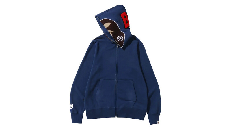 Bape Camo Full Zip Ape Head Blue