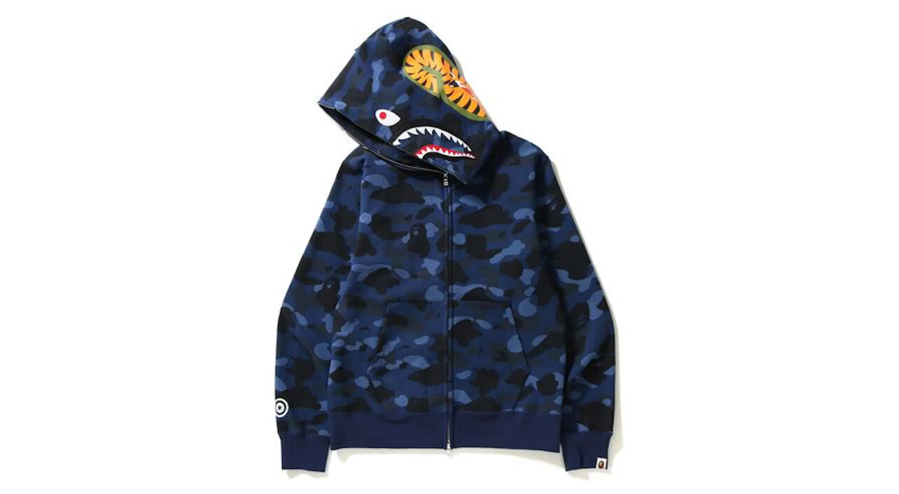 Bape Color Camo Shark Full Zip