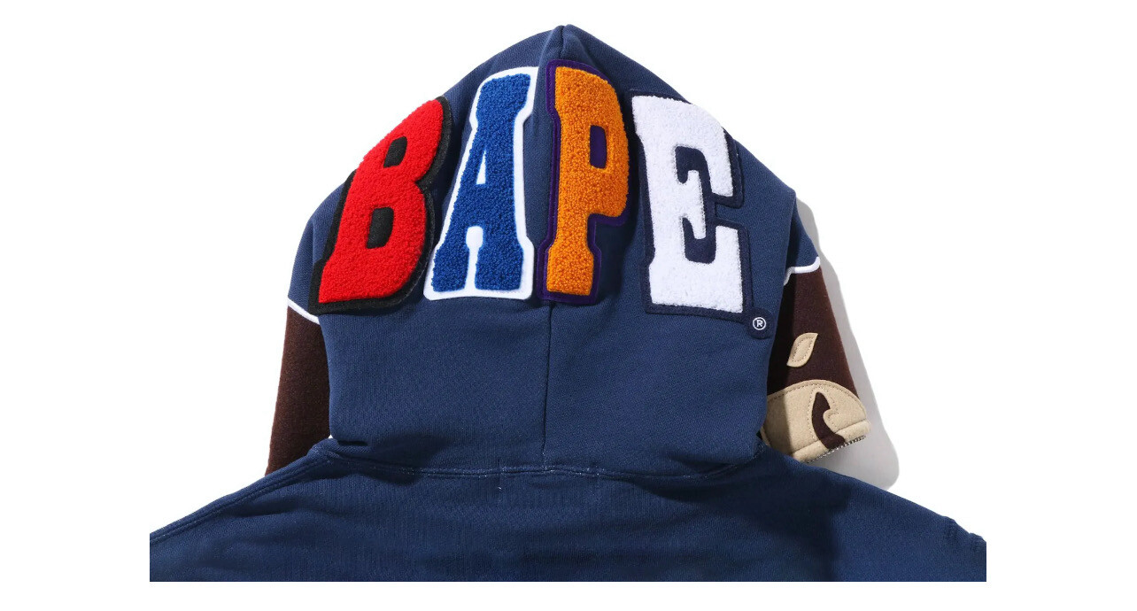 Bape Camo Full Zip Ape Head Blue
