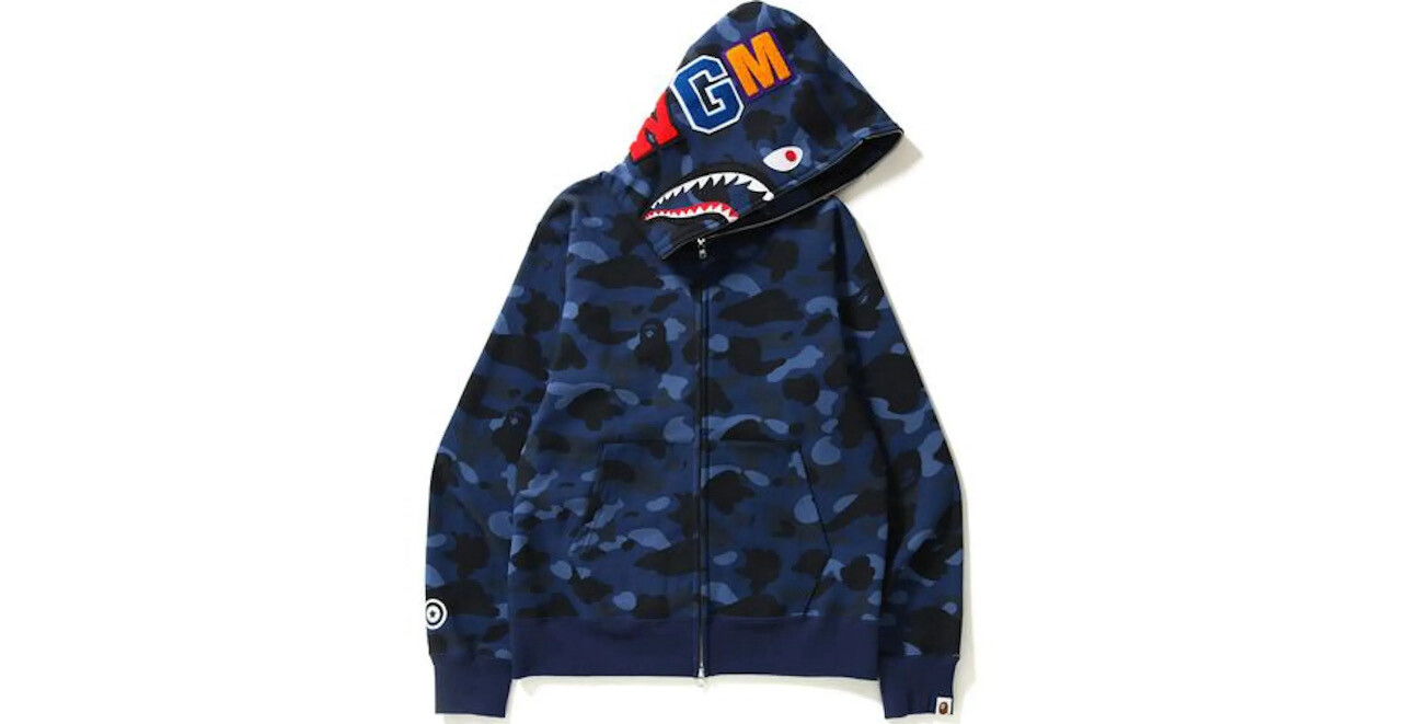 Bape Color Camo Shark Full Zip