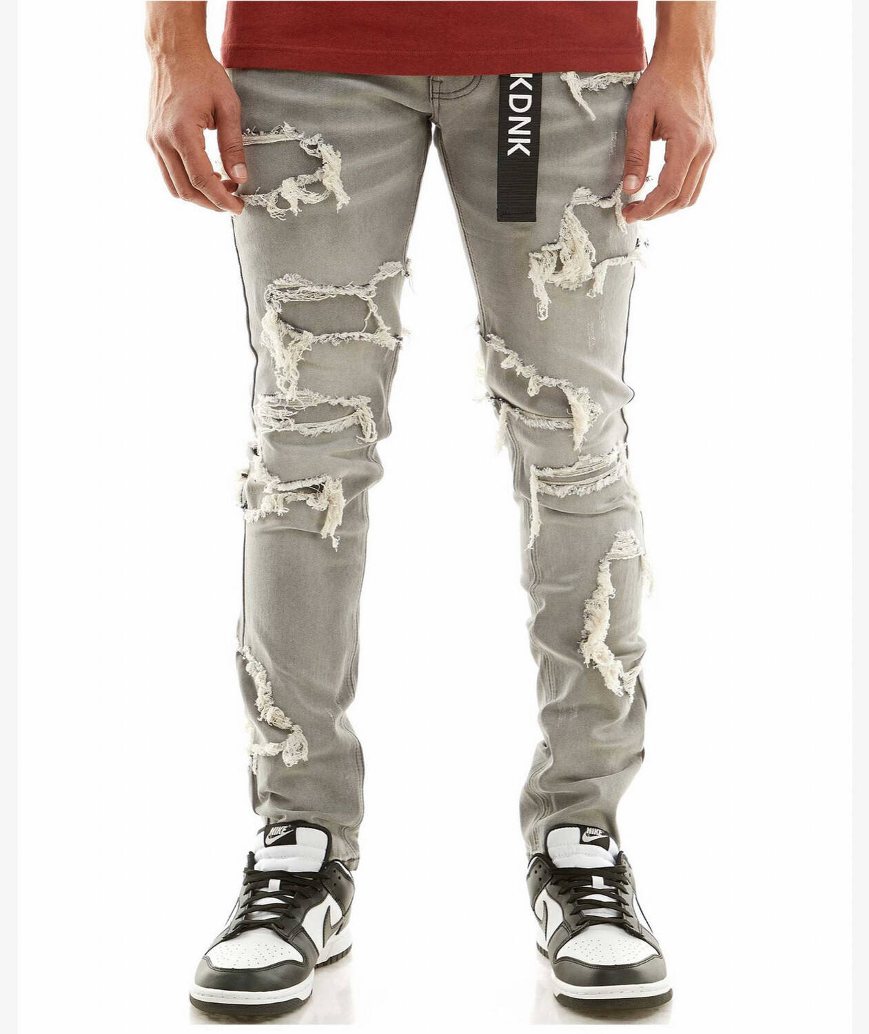 Self-patched Jeans Skinny Fit