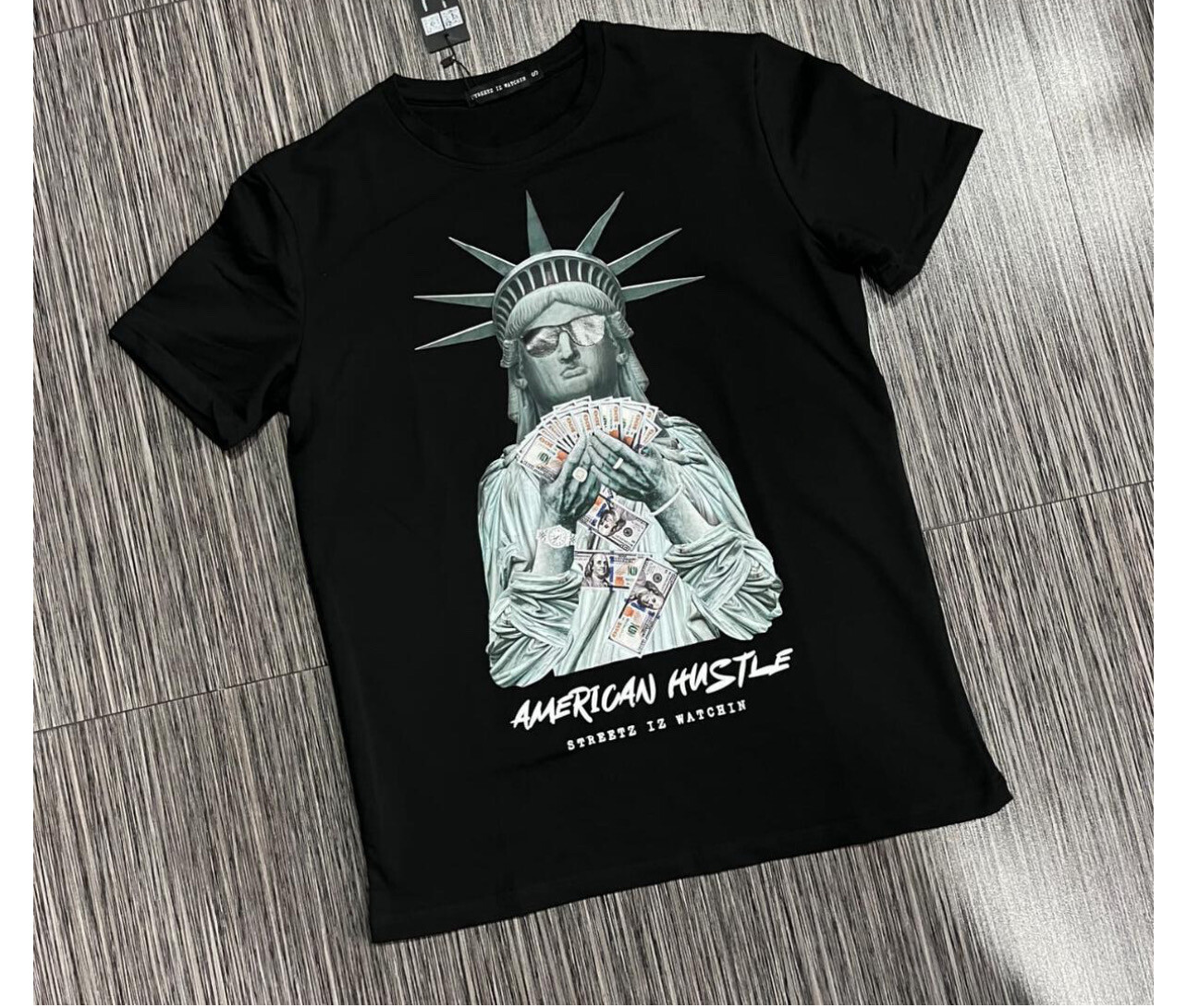 American Hustle Tee Black