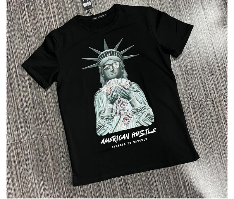 American Hustle Tee Black