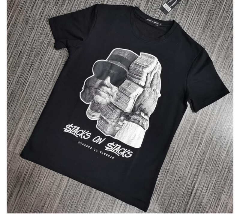 Stacks On Stacks Tee Black