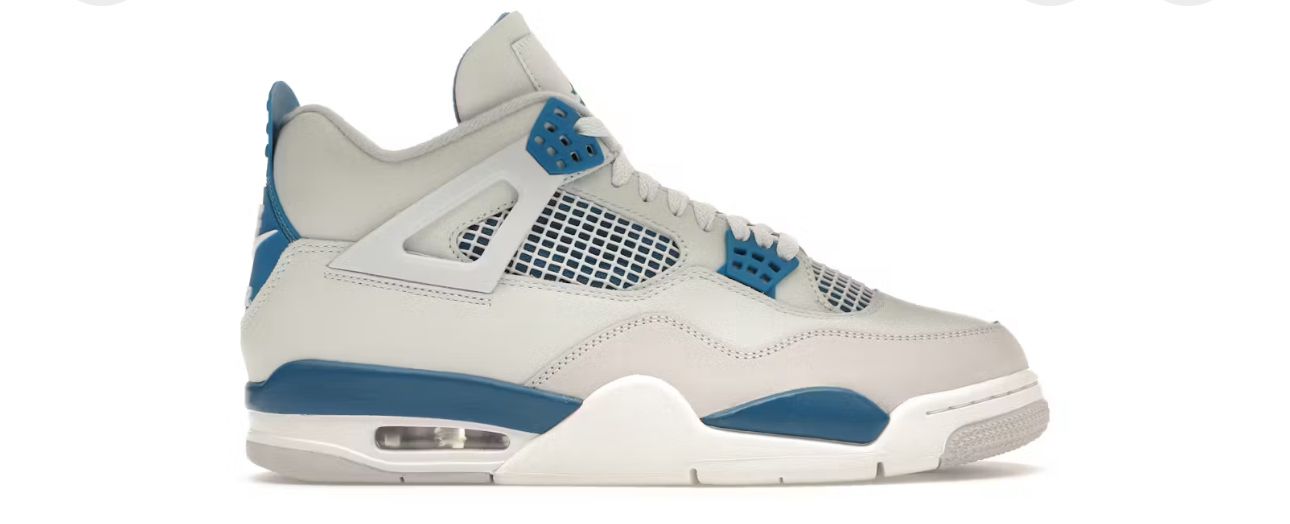 Air Jordan Retro 4 Military blue