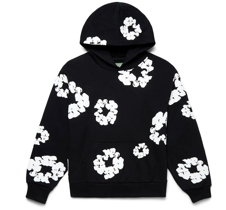 Denim Tear The Cotton Wreath Hoodie