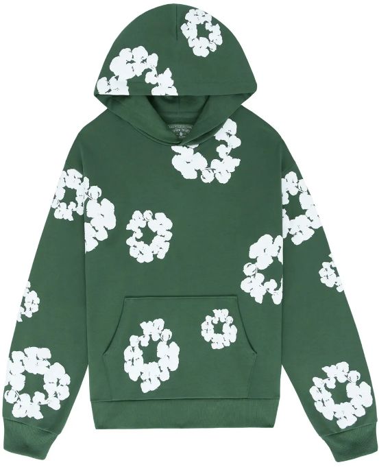 Denim Tear The Cotton Wreath Hoodie