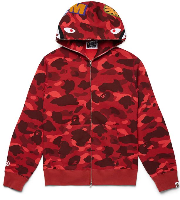 Bape Color Camo Shark Full Zip