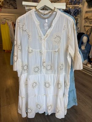 Mykonos Floral Dress