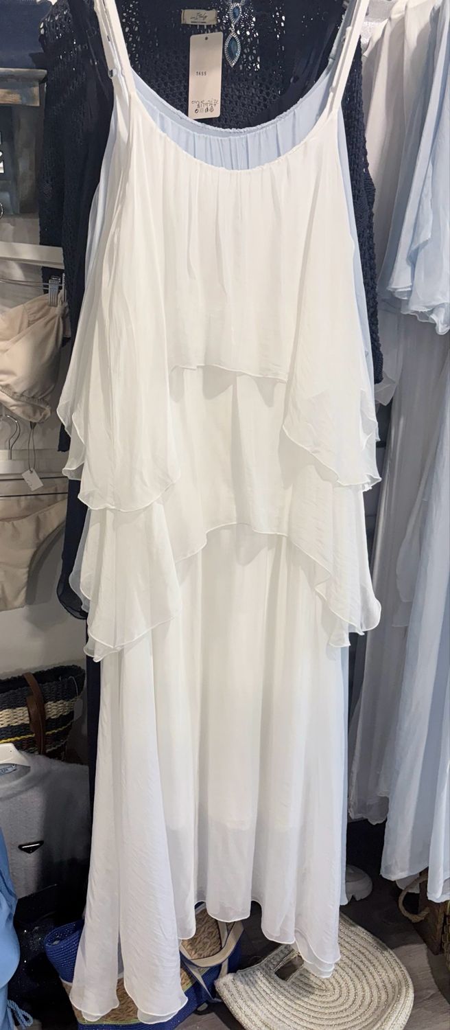 Long Ruffle Dress