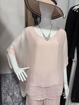 Blush Shimmer Top