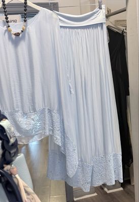 Blue Floral Pants