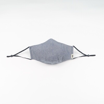 C-mask: Reusable & Washable Face Mask in Chambray Blue
