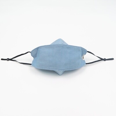 D-mask: Reusable & Washable Face Mask in Aqua Blue