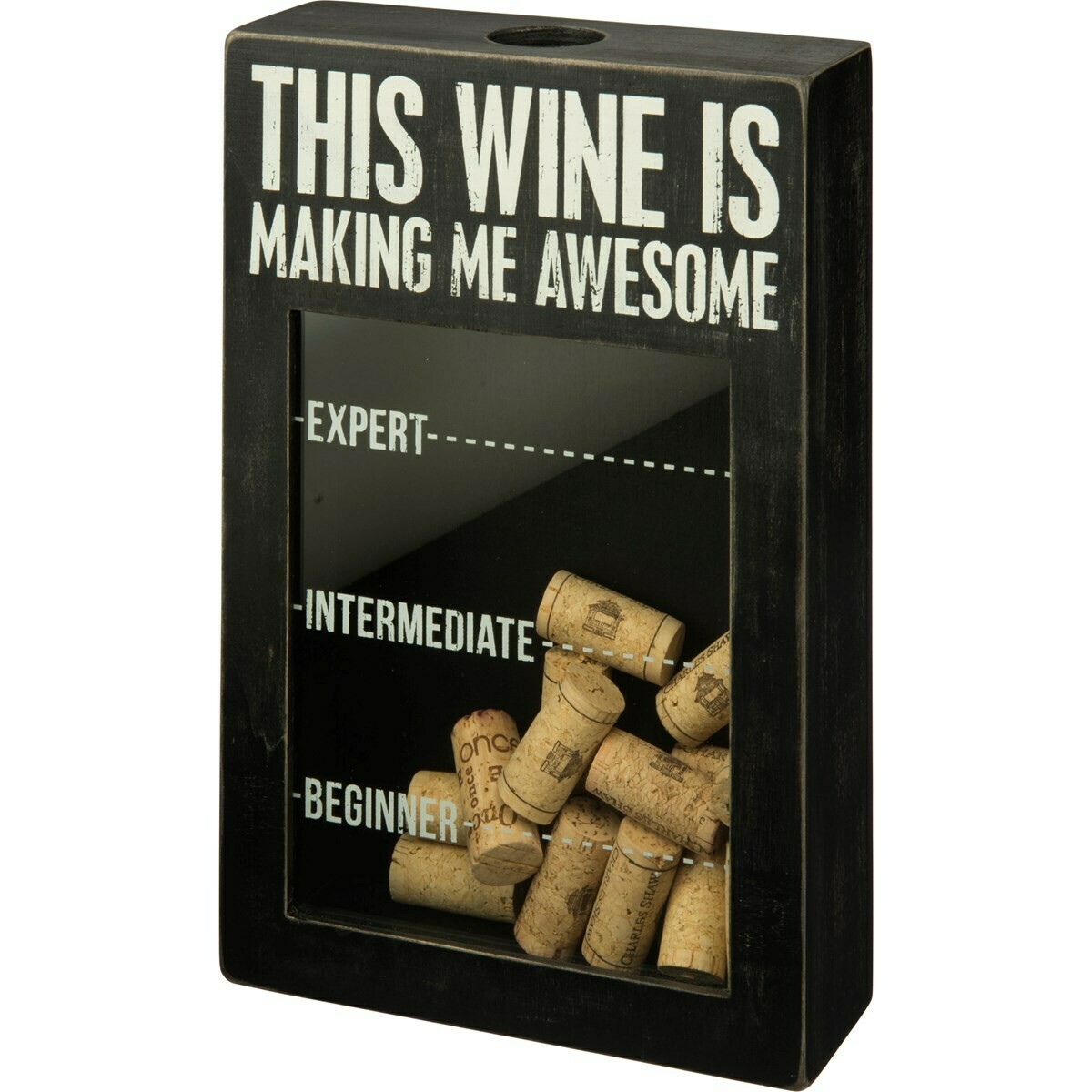 Cork Holder; Wine is making me Awesome