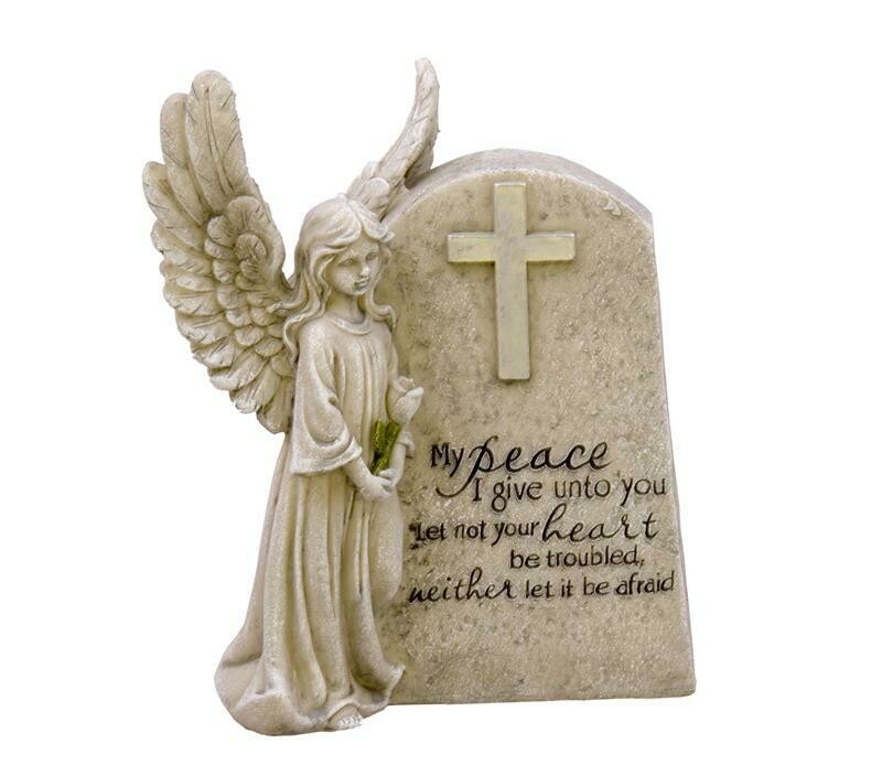 My peace I give you angel plaque