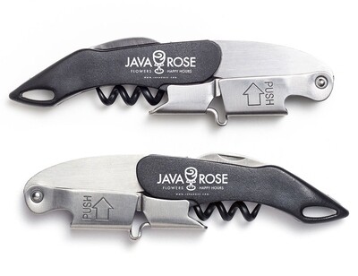 Double Lever Corkscrew; Java Rose Branded