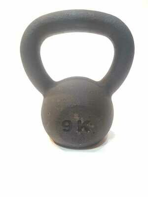 Kettlebell pesa rusa de fundición de 9 kg Kettlebell pesa rusa de fundición de 9 kg