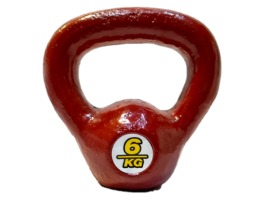 Kettlebell pesa rusa de fundición de 6 kg Kettlebell pesa rusa de fundición de 6 kg