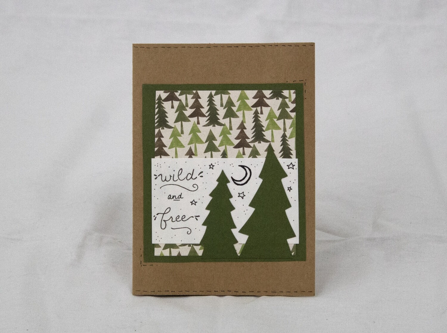 Wild and Free Handmade Card