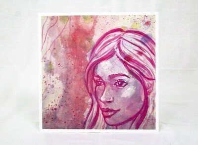 Fuchsia Girl Limited Edition Print