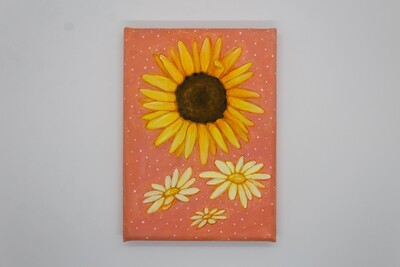 Sunflower & Daisies Canvas Art
