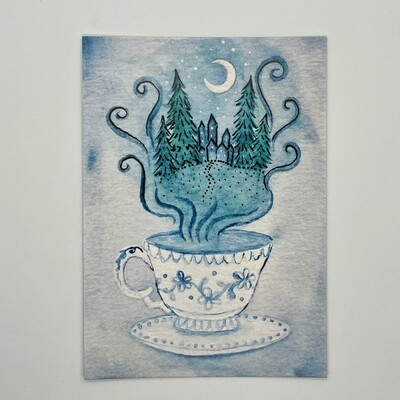 Magical Teacup Limited Edition Print