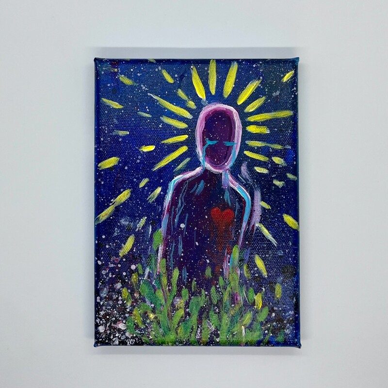 Growing My Own Garden Canvas Art