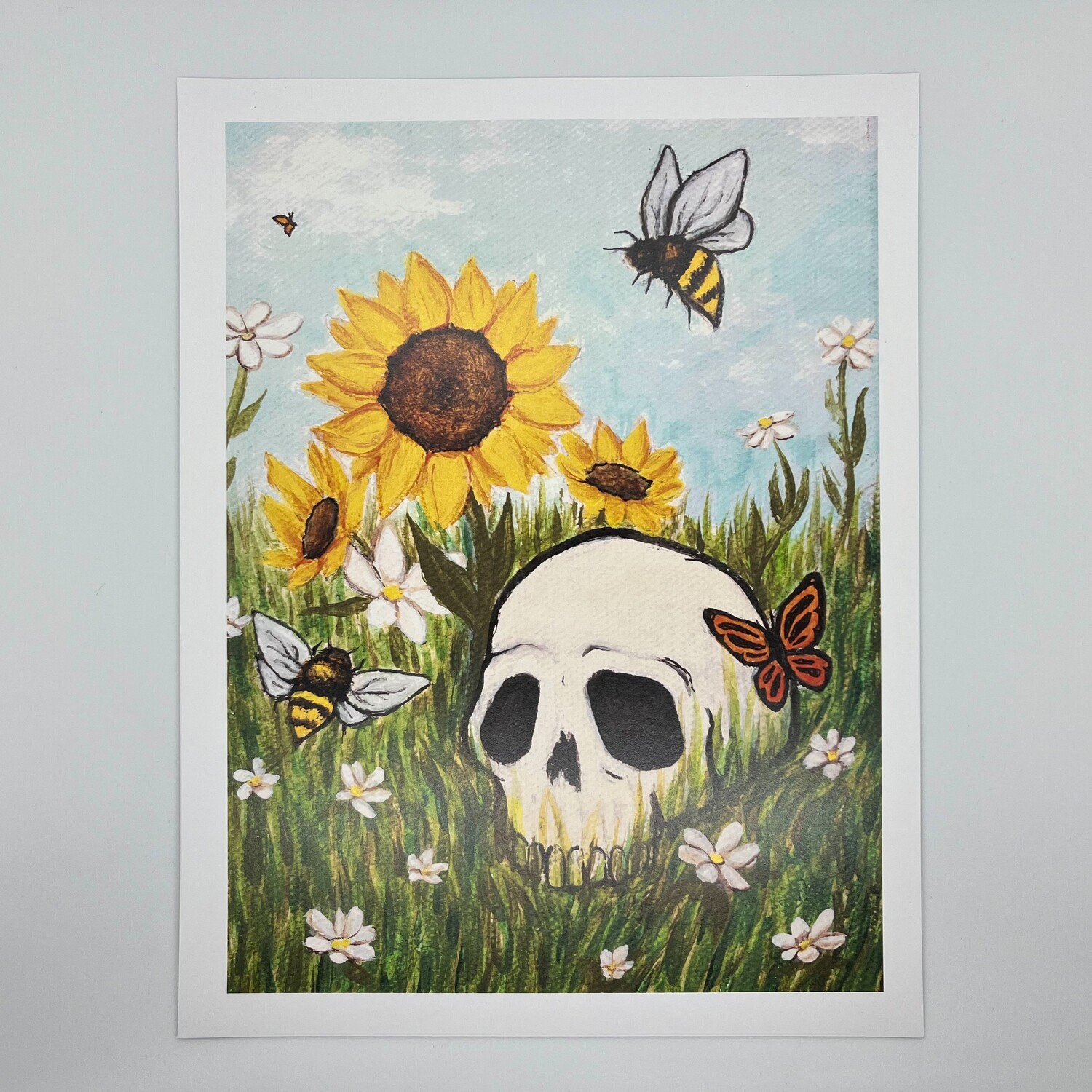 Skull Garden Limited Edition Print