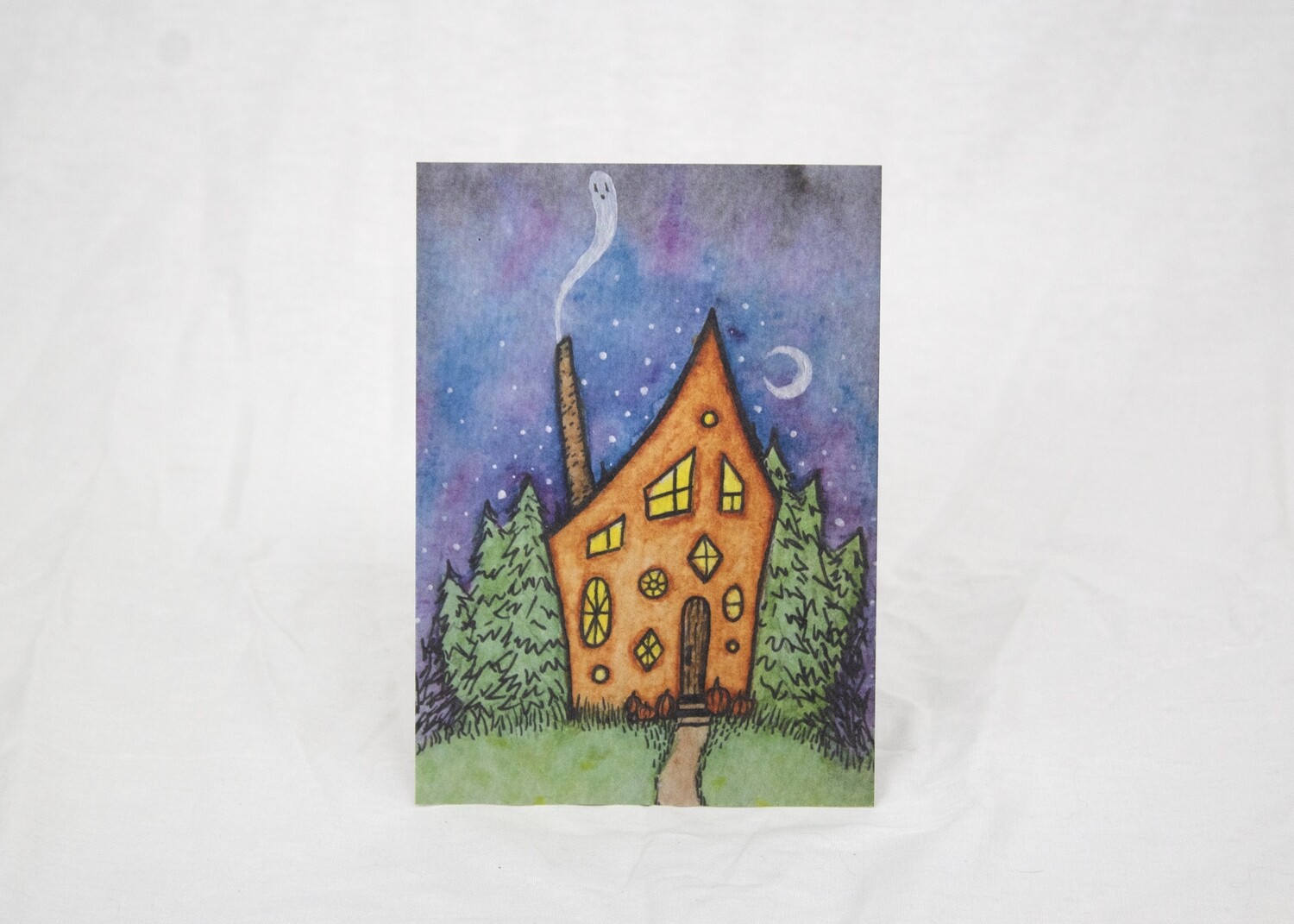 Spooky Cottage Limited Edition Mini Print