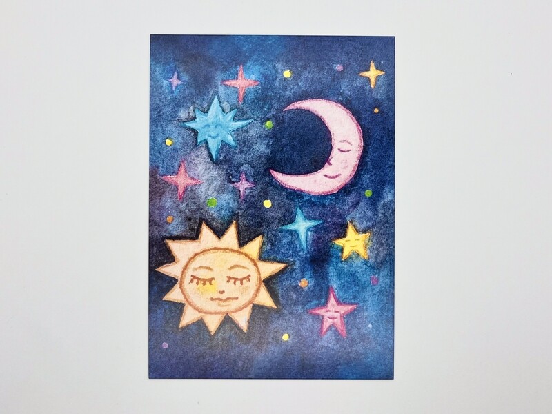 Celestial Cuties Limited Edition Mini Print