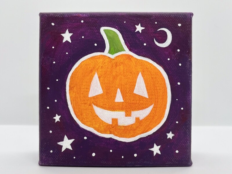 Jack O&#39; Lantern Canvas Art